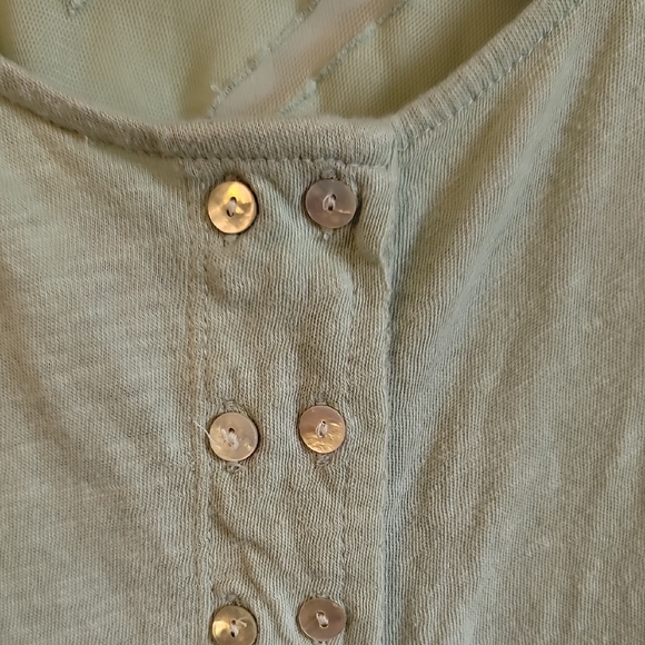 Free People Flirty Women's NWOT Green Sleeveless Top - Picture 5 of 8